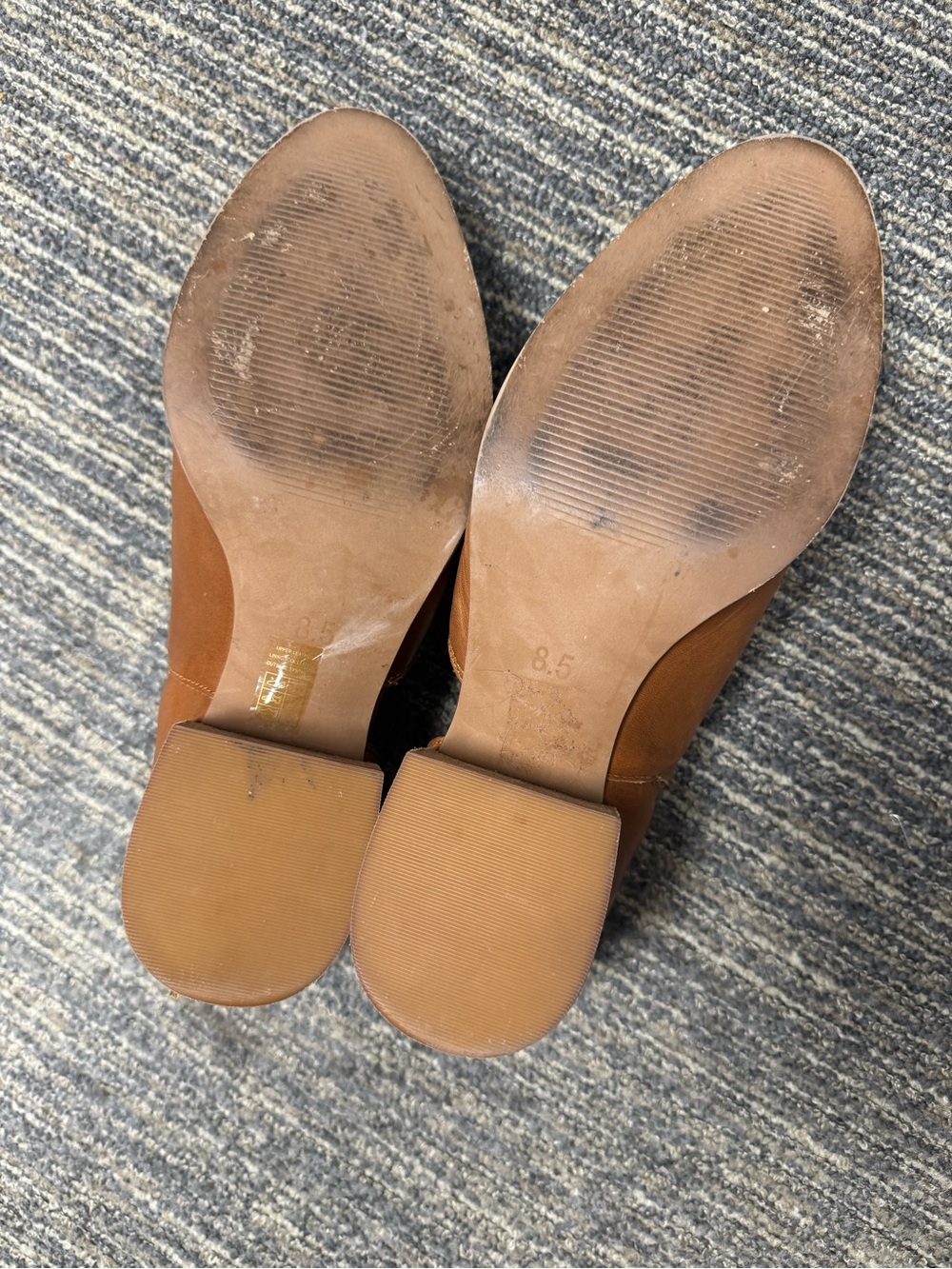Madewell Lucie Shoe. English Saddle Leather, Caramel Brown 8.5 - Picture 6 of 6